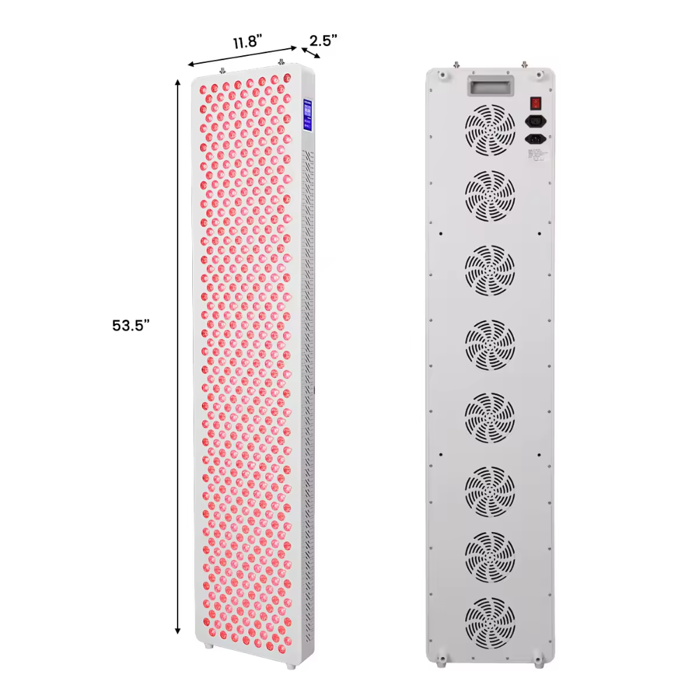 Red Light Therapy Panel Full Body, 660nm 850nm Red Near Infrared, Full Body, 450 LEDs, Dual Chip Flicker Free LEDs, Clinical Grade Panel for Energy, Pain, Skin, Recovery, Pinnacle Performance ( Not included Stand)