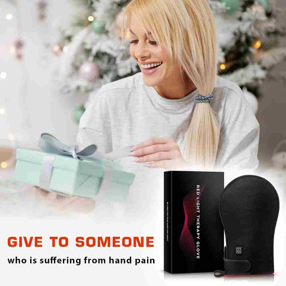 Pack of 2 red light therapy hand Gloves 3-in-1 Chip Design  Hand Joint Pain Relief