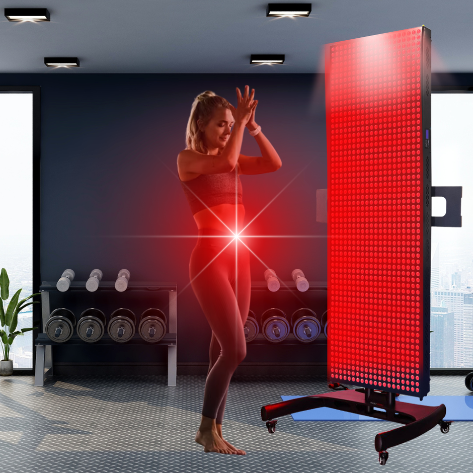 Valenluma Force Titan Series 6000W Infrared Large Red Light Therapy Panel – Full Body LED 1200 Pcs with  Stand