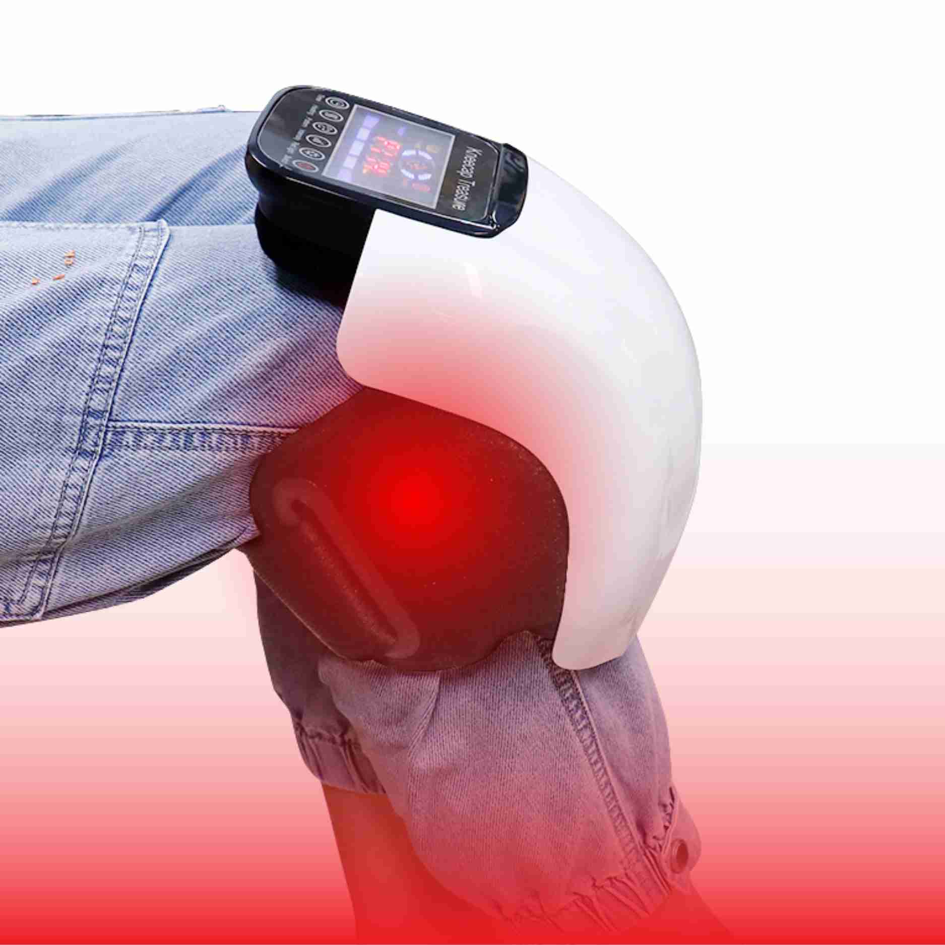 Pack of 2 Cordless Knee Massager with Heat Physiotherapy Knee Air Pressure Vibration