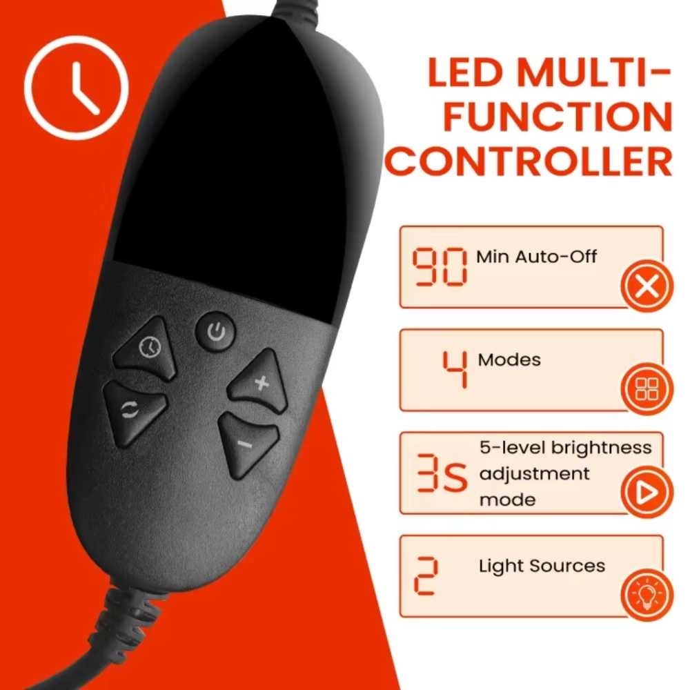 Valenluma Full Body Red Light Therapy Mat 1540 Pcs 3core LED(660nm*1540pcs,850nm*3080pcs), 3 Chips in 1 Bead size 180x60 CM