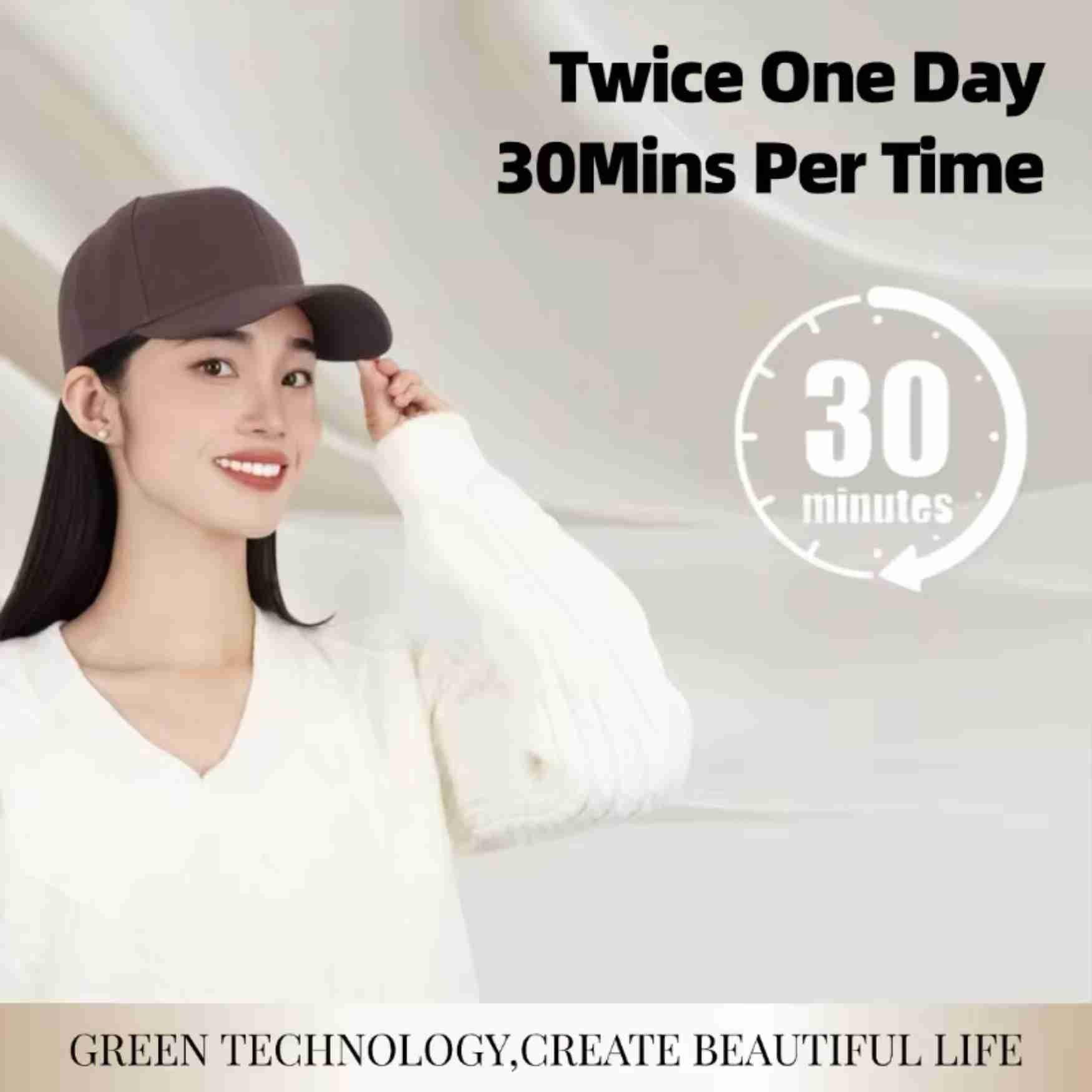 Red Light Hats Massager for Scalp Health Red light caps Boost ATP production in hair follicle cells