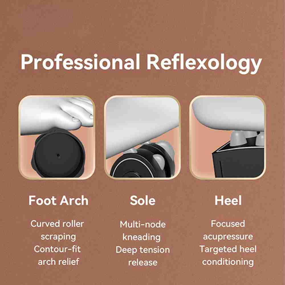 Infrared Physiotherapy  Reflexology Smart Leg Foot Massager Stool  Air Compression Mode