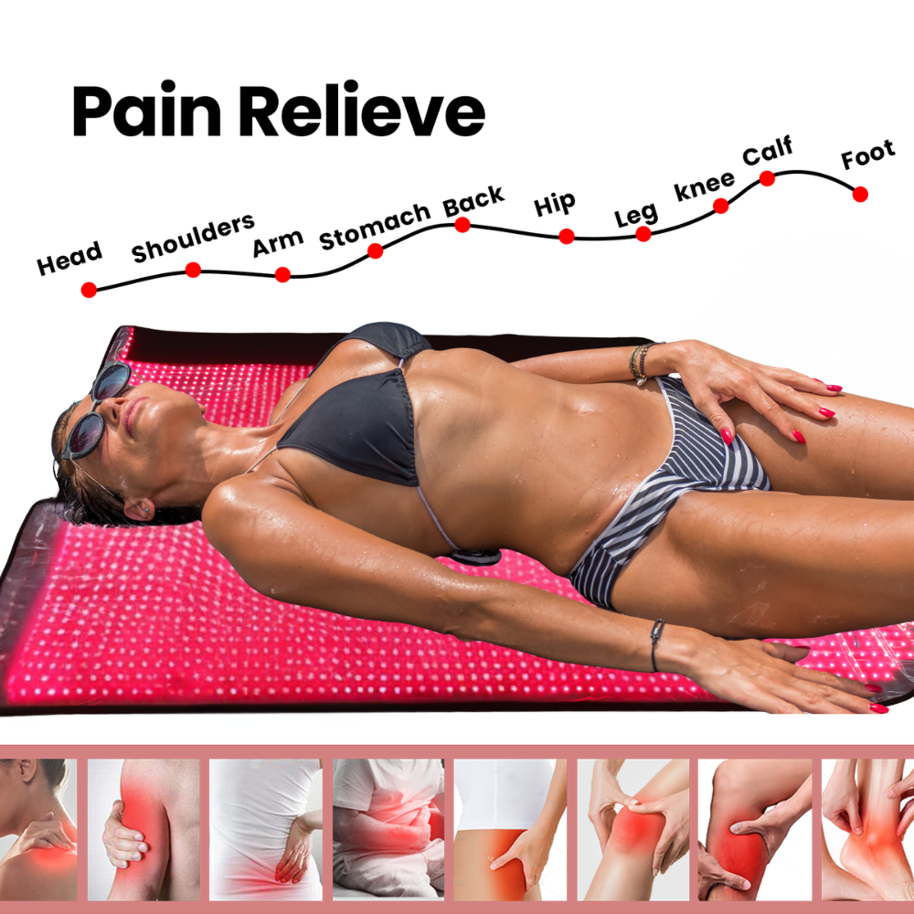 Red Light Therapy Sleeping Bag Tri Chip  660 850 Spectrum Full Body Infrared therapy with a light density of 170 mW/cm².Sleeping Bag Infrared Therapy Lamp Sleeping Bag Cover Red Light Therapy Blanket size 63x 24 Inch for pain relief