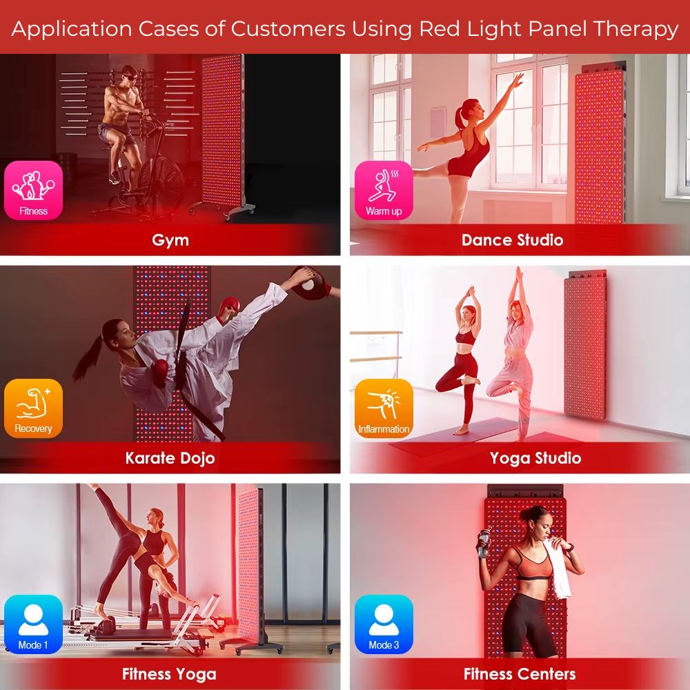 Valenluma Core Signature Elite 1500W Actual Power Consumption Red Light Therapy Panel with Electric Stand – 960 Pcs High Irradiance Infrared Therapy for Fitness & Recovery