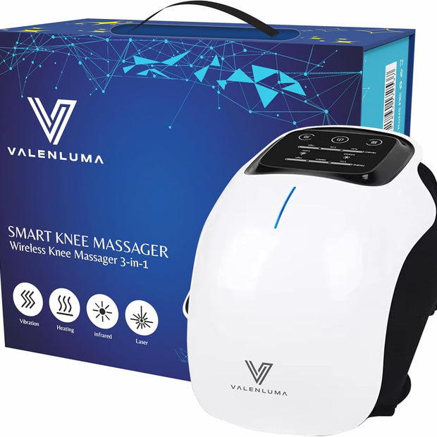 Infrared Red Light Knee Massager with Heat & Vibration for Home Use