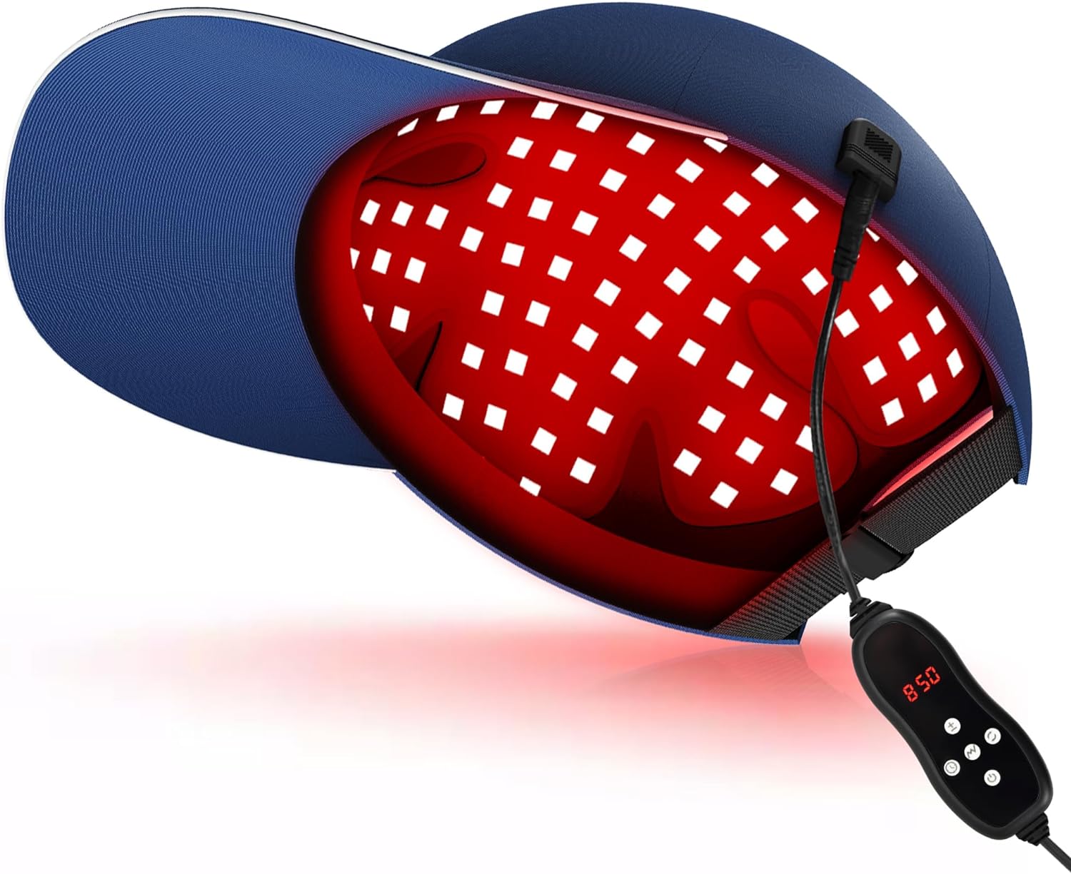 Red Light Therapy Cap for Hair Regrowth Device SMD technology. 3 in 1 flat LED lights combo 180pcs 5050 SMD 160 pcs  850 nm, 160 pcs 940 nm660nm 850nm Red Light Therapy Hair for promoting blood circulation and better sleep