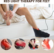 Red Light Therapy for Feet, Infrared Light Therapy for Feet Red Light Therapy Shoe Wraps Ankle Near Infrared Light Therapy Devices for Feet