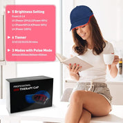 Red Light Therapy Hat for Hair Regrowth  Device 660nm 850nm Red Light Therapy Cap for hair regrowth