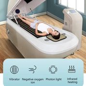 Red Light Therapy Spa Bed Pod Far Infrared Wet Steam Ozone Sauna Spa Capsule Weight Loss