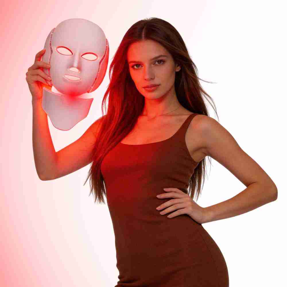 Valenluma LED Red Light Therapy Facial Mask Photo rejuvenation 7 Color LED Face Mask Treatment Wrinkle Remover