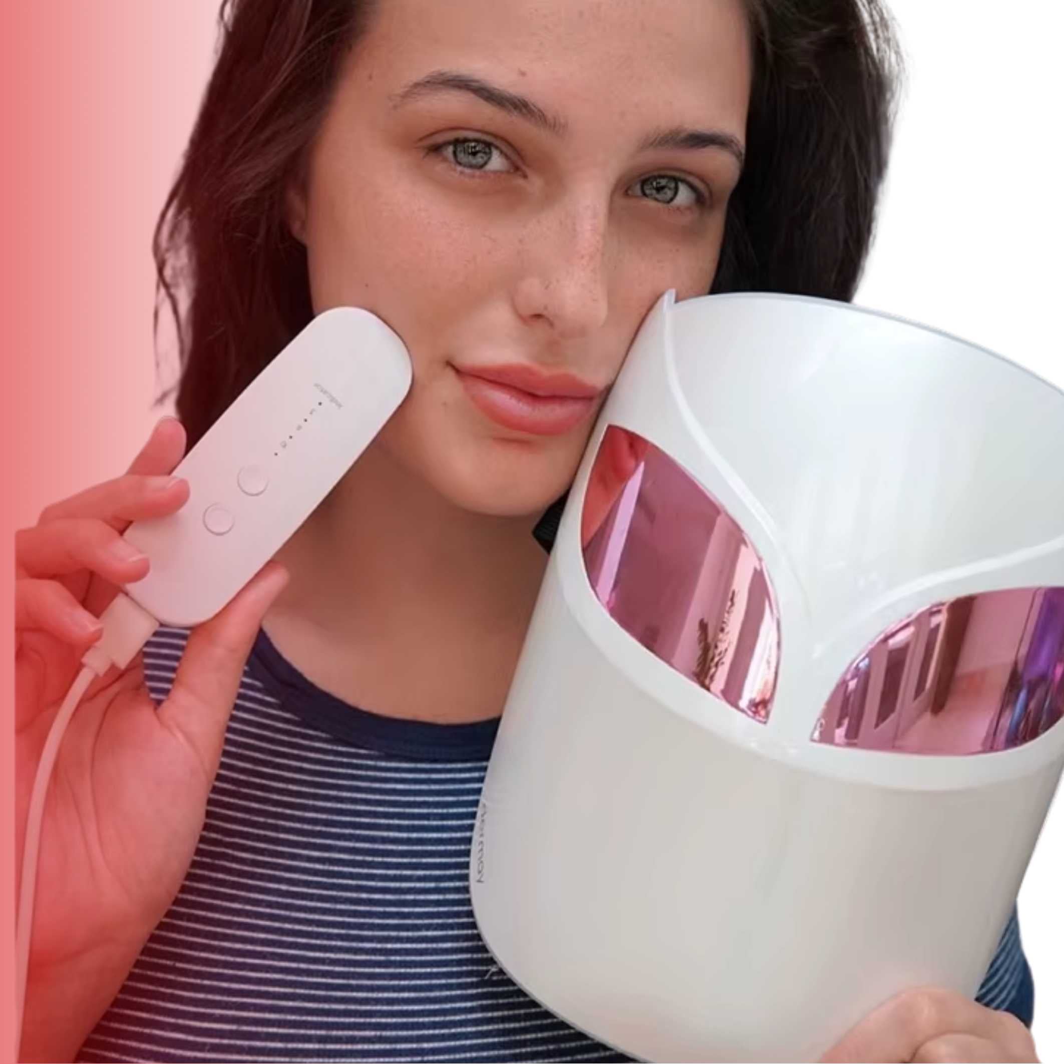 Valenluma Red Light Therapy Anti-aging 7 Colors Infared Led Face Facial Mask Led Light Therapy Mask