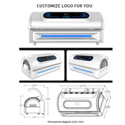 Valenluma LED Red Light Infrared Therapy Bed For Pain Relieve  near infrared LED light Therapy