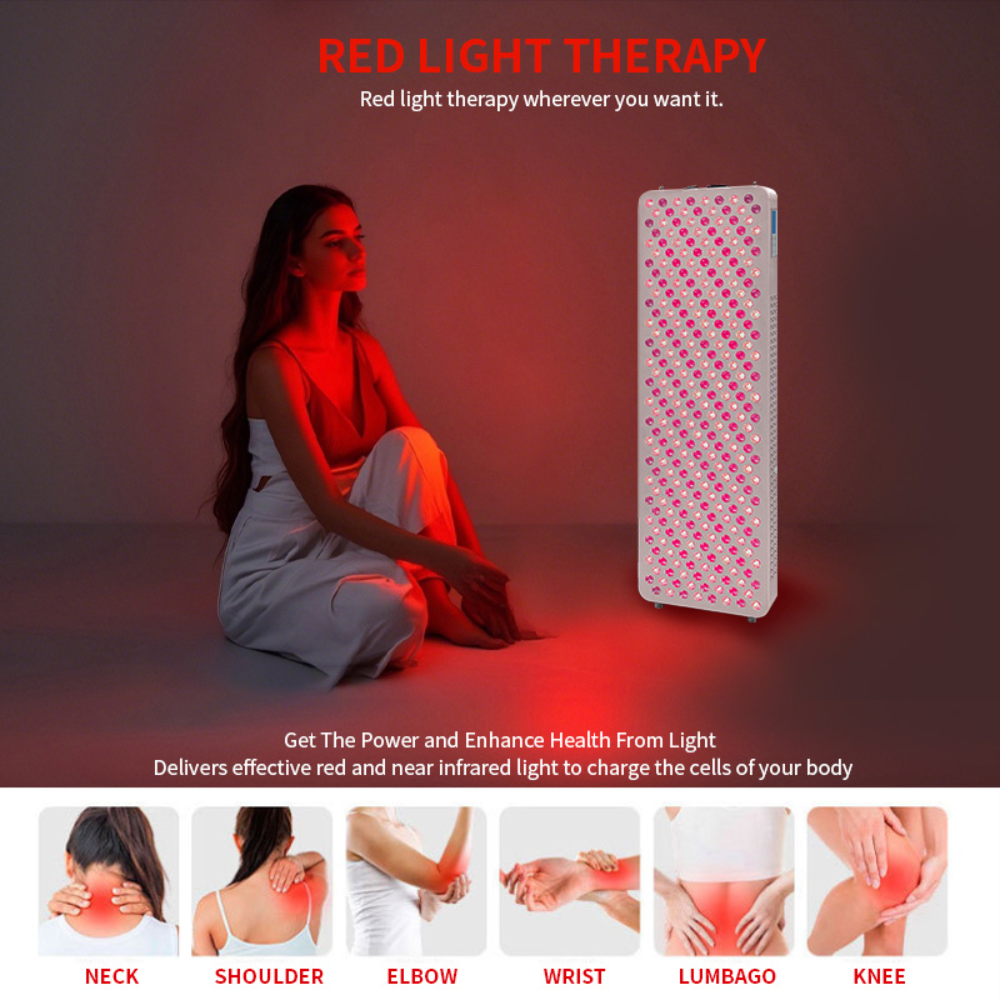 Valenluma Force Revive Series 7 Wavelength Full Body Red Light Therapy Panel with Stand  1500W Infrared Beauty & Recovery Light for Home, Clinic & Commercial Use