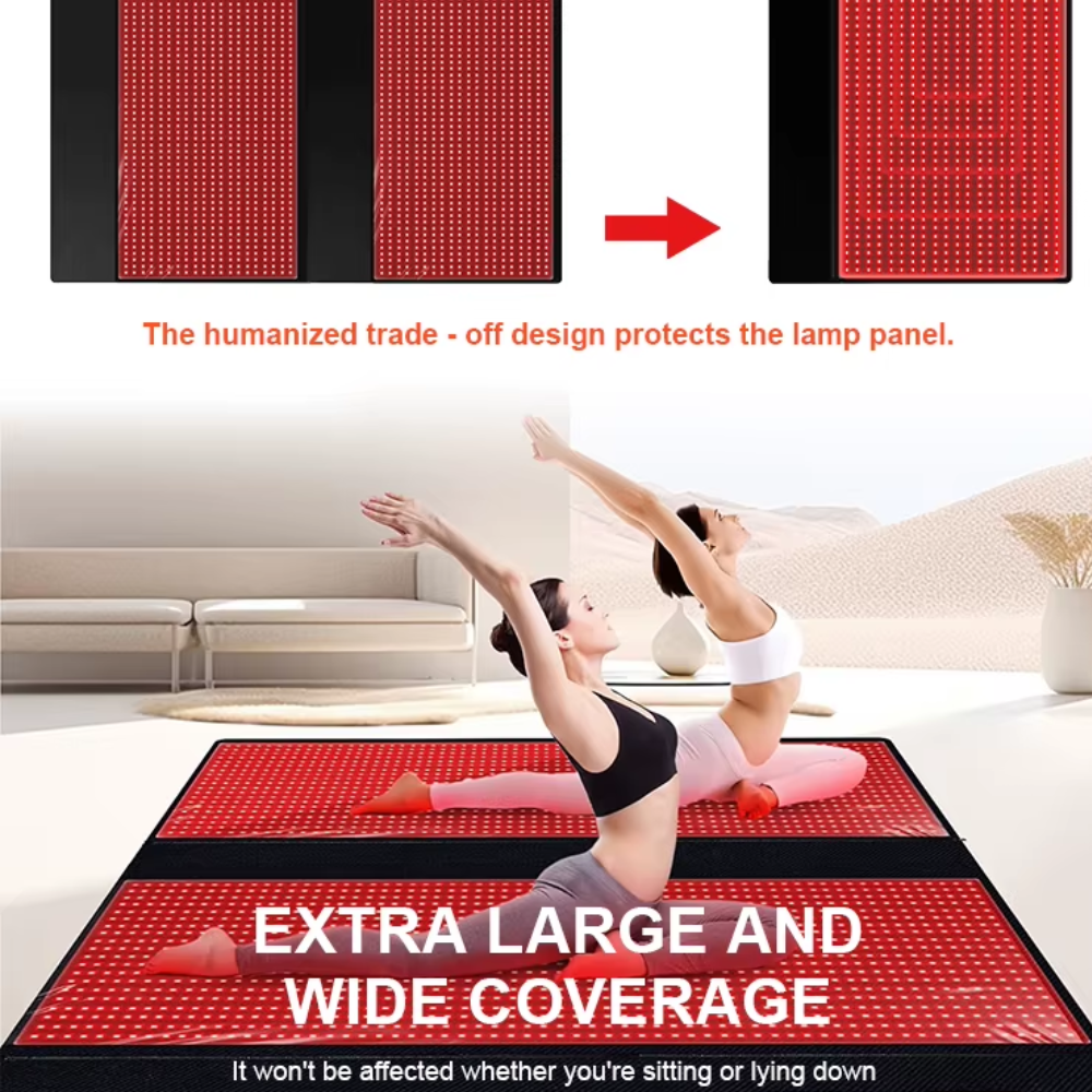 Red Infrared Light Therapy Sleeping Bag Blanket for Whole Body, 5050SMD LED 660nm Red Light Therapy Mat Sleep Bag 850nm Near Infrared Light Therapy Devices for Pain Relief and Better Sleep