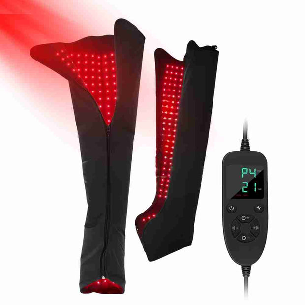 Pack of 2 of Red Infrared Light Therapy Feet with Boot System for Feet Ankle Thigh Full Leg Body Wrap  Feet