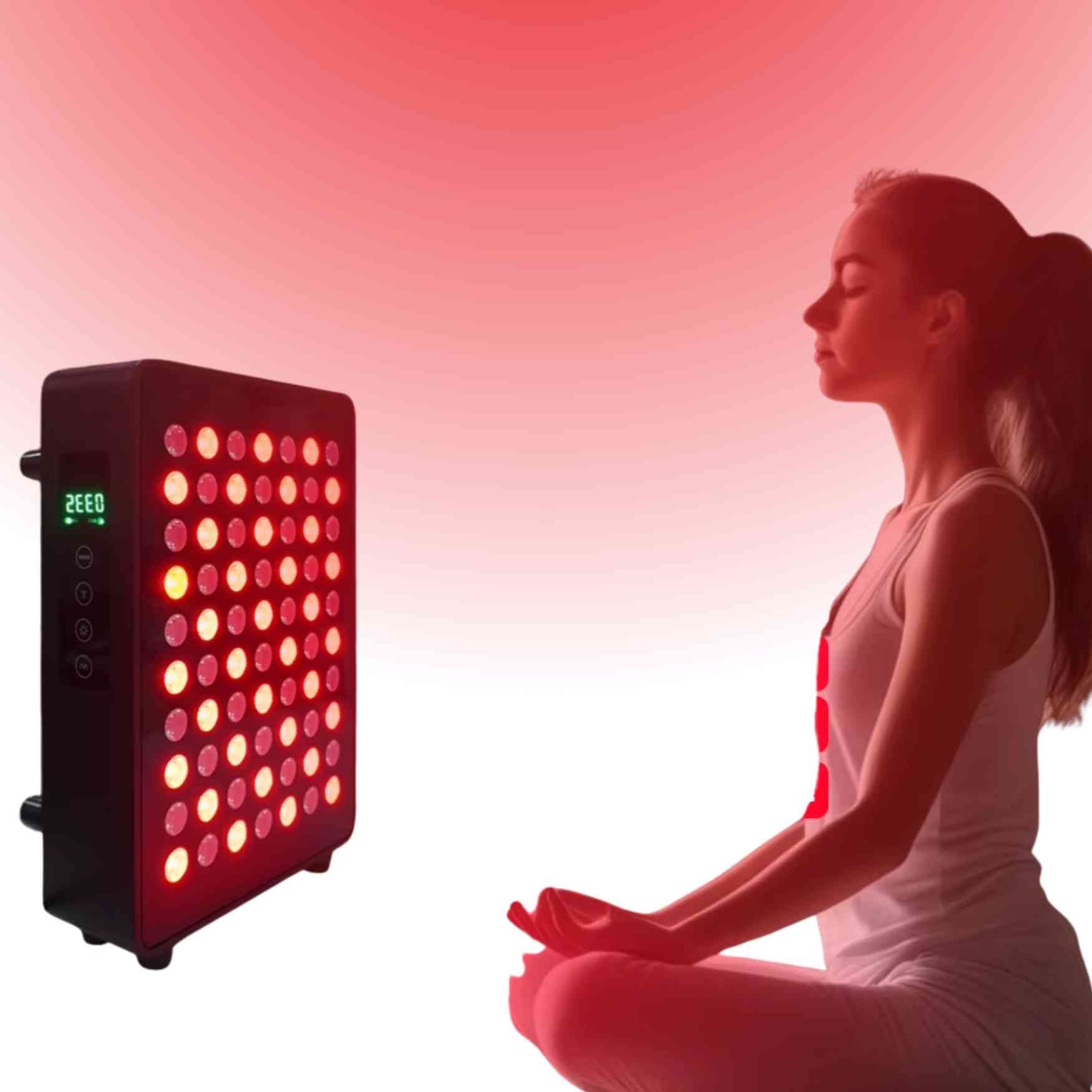 LED Red Light Therapy Mini Panel for Facial & Skin Care | 630nm–850nm Infrared Beauty Device | Valenluma