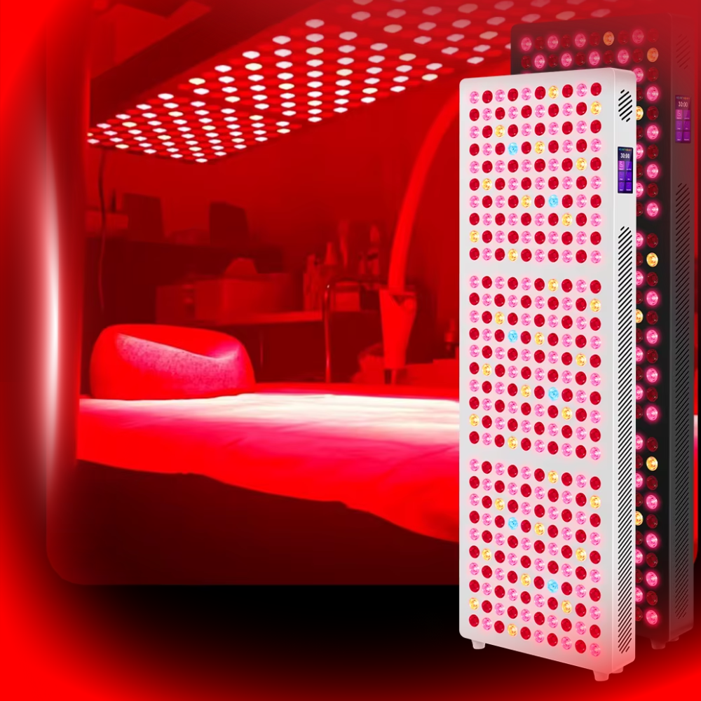 Valenluma Zenith Tero Series 1500W 7 Wavelength Full Body Red Light Therapy Panel with Stand  1500W Infrared Beauty & Recovery Light for Home, Clinic & Commercial Use