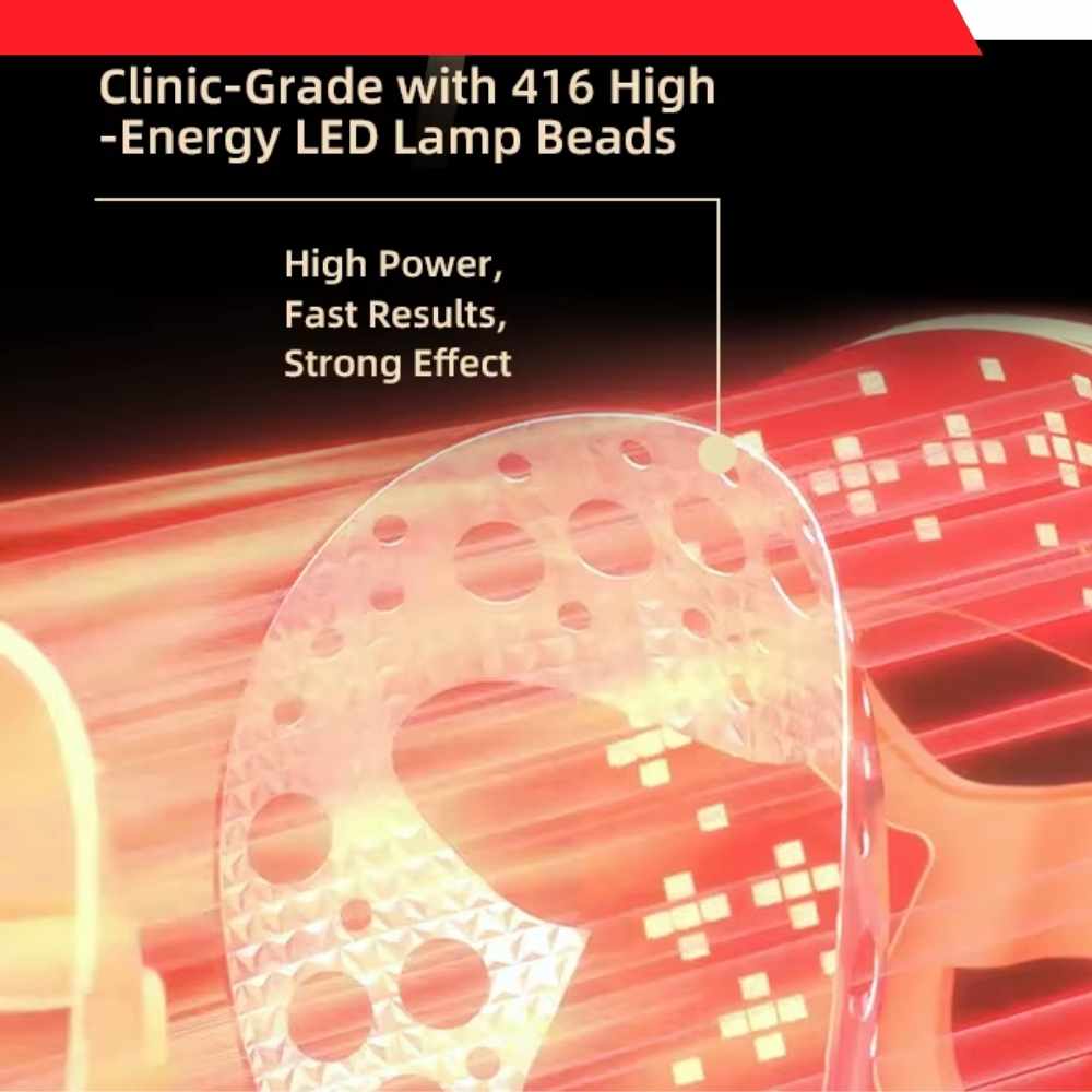 Valenluma Red Light Therapy Face Mask  Smart LED Light Therapy 3D Design 5 Colors Skin Rejuvenation Anti-aging