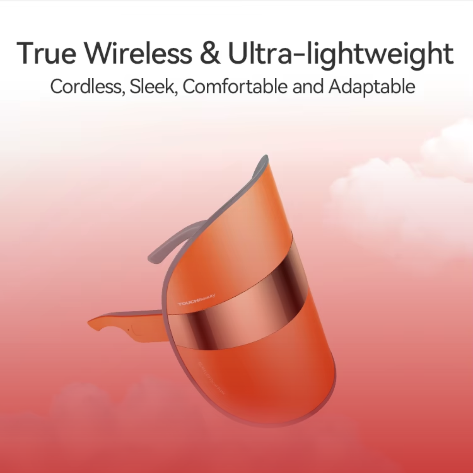 Valenluma Ultralight 3-Color LED Light Therapy Face Mask Ergonomic Design for Home Use