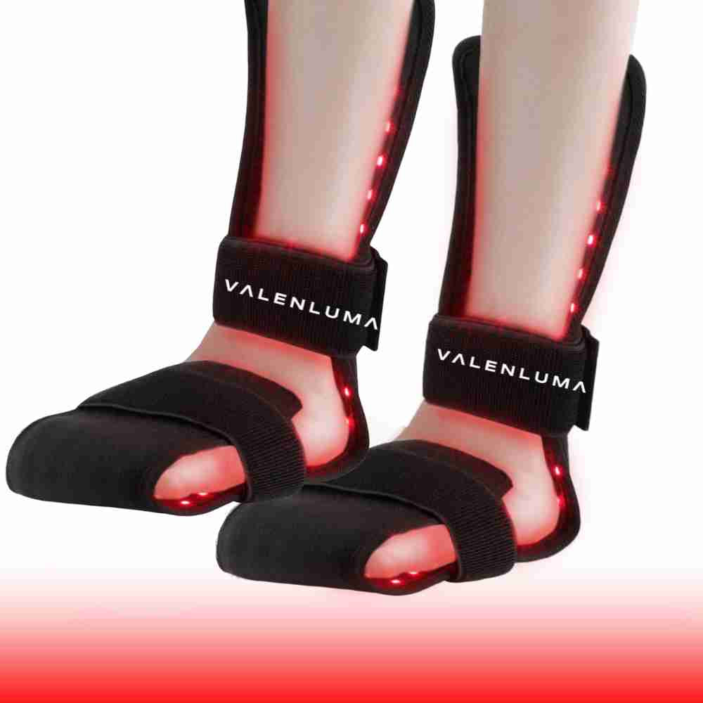 One Pair of Red Light Therapy Feet for Pain Relief Improves Blood Circulation in the Feet