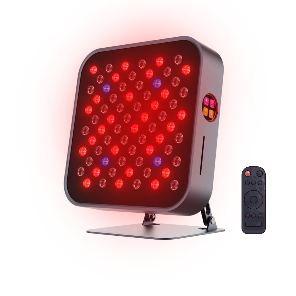 Valenluma Core Supreme Mini Red Light Therapy Min Panel 72 LED Full Spectrum Red & Near Infrared Light with Touchscreen, Remote Control & 7 Wavelength Technology for Targeted Home Wellness