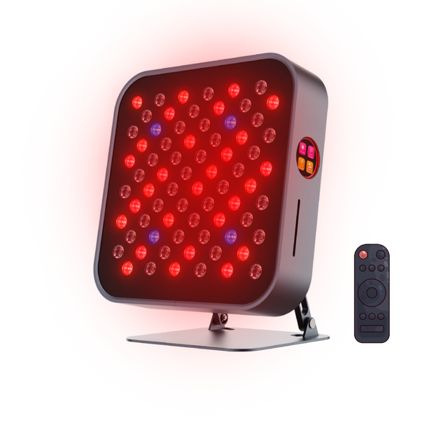Valenluma Core Supreme Mini Red Light Therapy Min Panel 72 LED Full Spectrum Red & Near Infrared Light with Touchscreen, Remote Control & 7 Wavelength Technology for Targeted Home Wellness