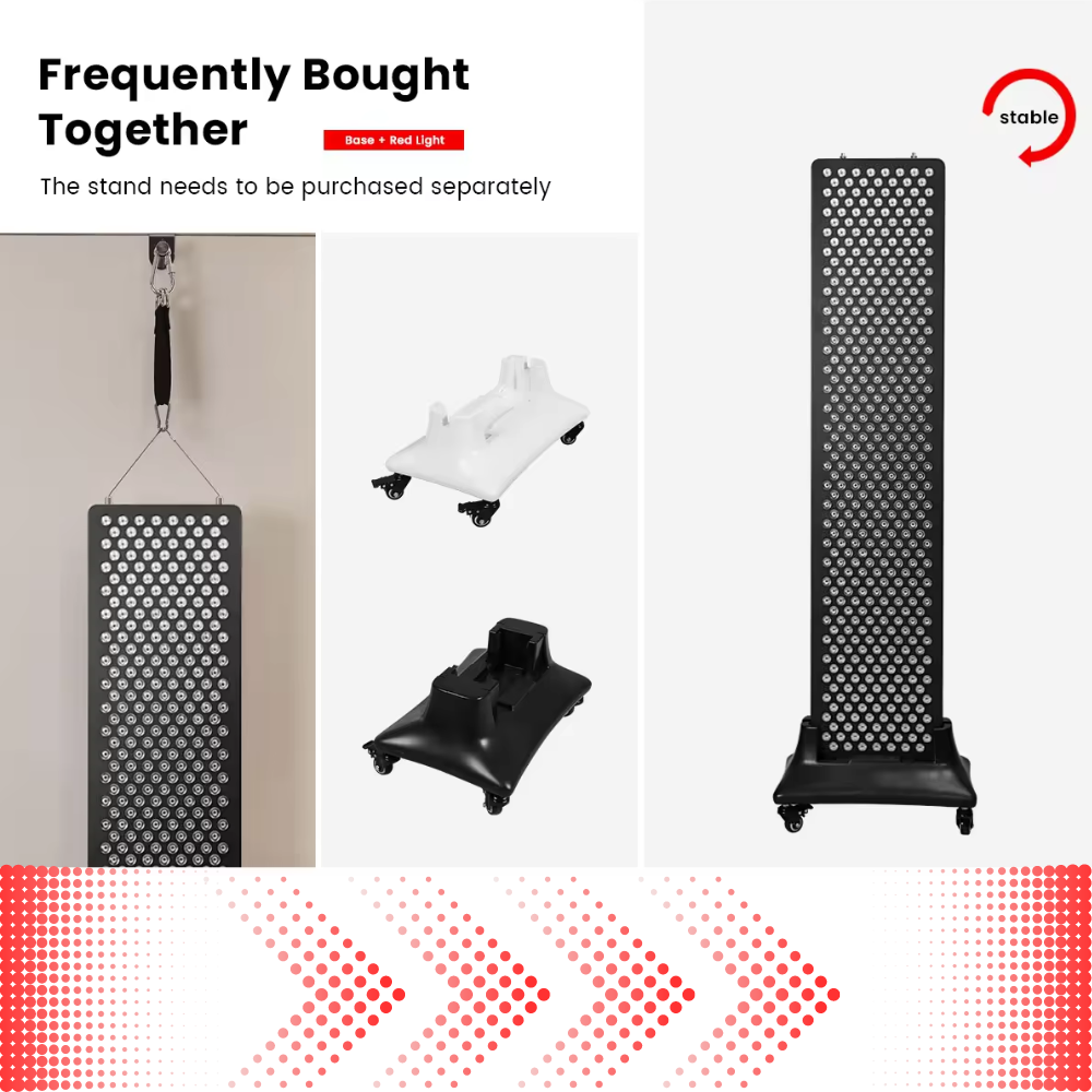 Red Light Therapy Panel Full Body, 660nm 850nm Red Near Infrared, Full Body, 450 LEDs, Dual Chip Flicker Free LEDs, Clinical Grade Panel for Energy, Pain, Skin, Recovery, Pinnacle Performance ( Not included Stand)