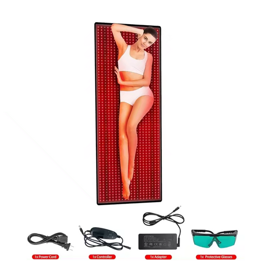 Red Light Mat Full Body LED 660nm Red Light Therapy Mat 850nm Near Infrared Light Therapy Devices Large Pads for Whole Full Body Pain Relief With  1280pcs red light therapy mat full body