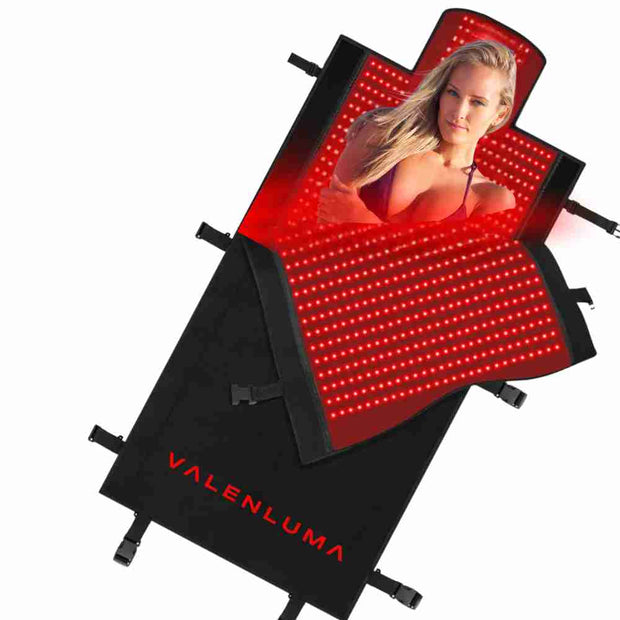 Red light therapy lamp usage
