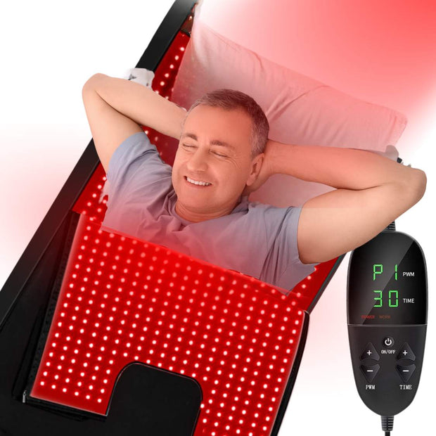 Valenluma Red Light Sleeping Bag Blanket 2560LEDs Red &Near Infrared 660nm 850nm Red Large size 180x80x20 cm