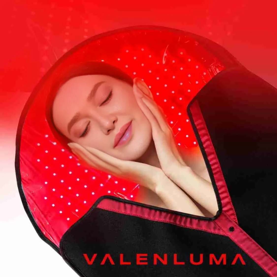 Valenluma Red Light Sleeping Bag Blanket Therapy U -Triple Chips 2480 Pcs 5050 smd led size 160x60 cm for Better Sleep