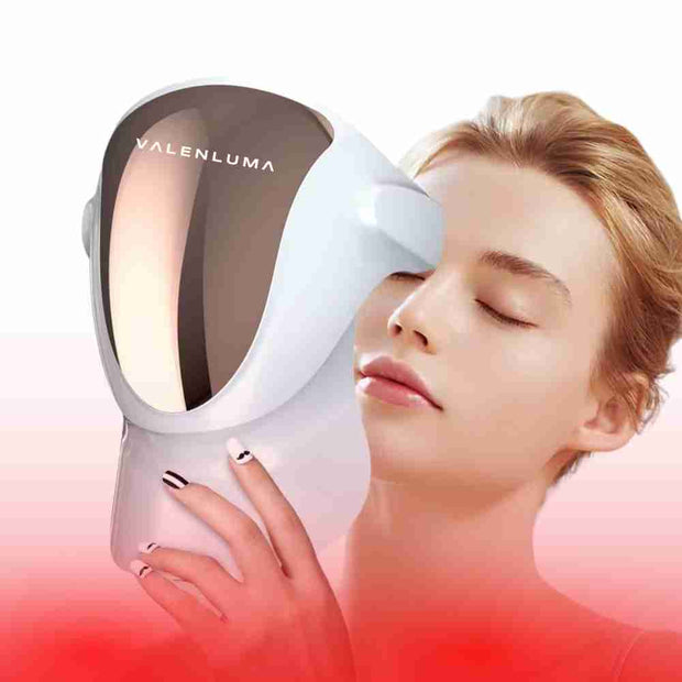 Valenluma LED Photon Therapy Face Mask red and near-infrared light technology to support skin tightening