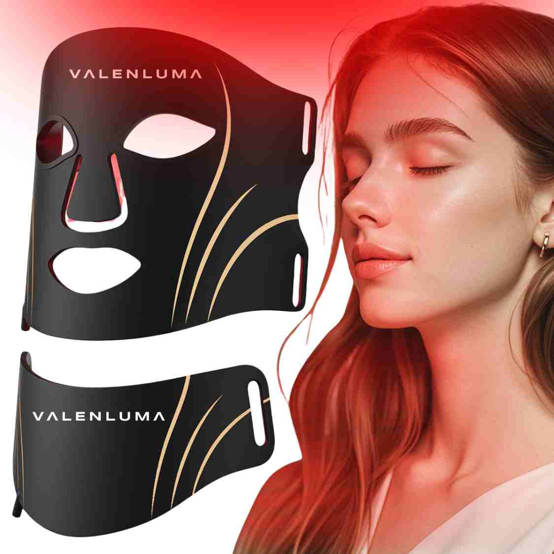 Red Light Facial Mask Led Technology 7 Color Skin Rejuvenation Light Therapy Facial Mask