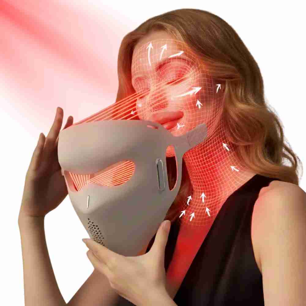 Valenluma Laser  Red Light Therapy Face Mask 4D Photon Therapy  Facial Mask 1064Nm Led Therapy Mask For Home Use