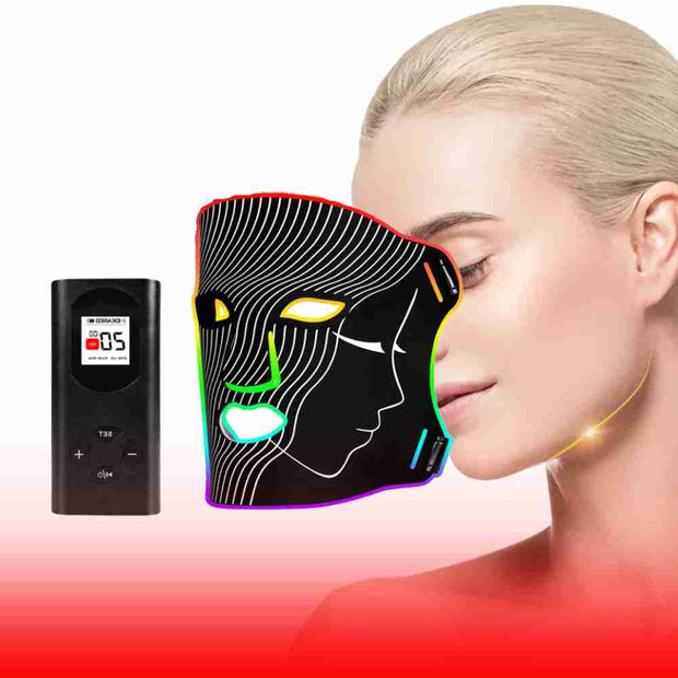 Valenluma Led Face Light Therapy Medical Grade Infrared Light Red Light Therapy Face Mask