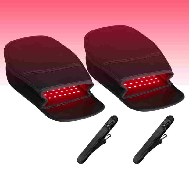 Pack of 2  Infrared Red Led Light Therapy Hand Gloves Wearable 660Nm 850Nm 180 LEDs for Hand Fingers Wrist Joint Discomfort Near Infrared Light Therapy Device