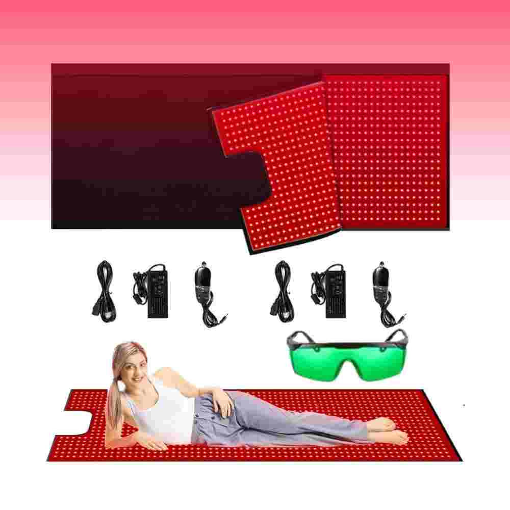Valenluma Red Light Sleeping Bag Blanket 2560LEDs Red &Near Infrared 660nm 850nm Red Large size 180x80x20 cm Pain Relief