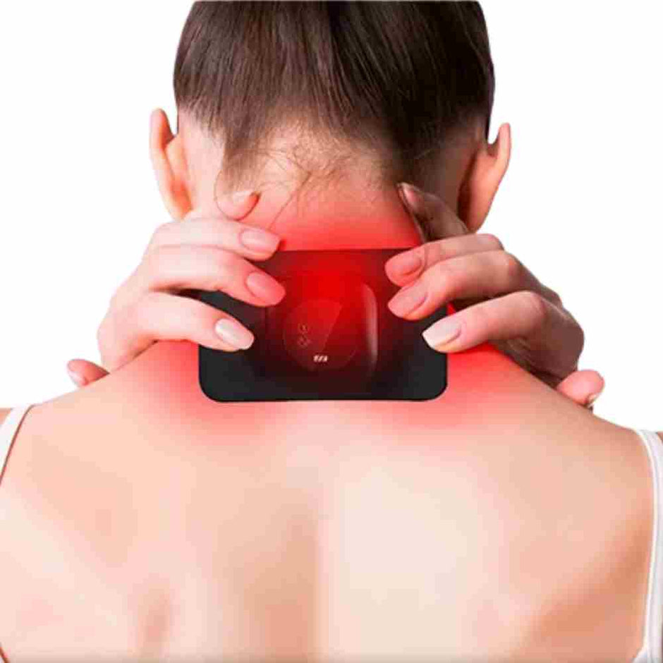 Portable Mini  Handheld Red Light and Heating Vibration Therapy  Red Light Therapy Pad 650nm Infrared Light Therapy
