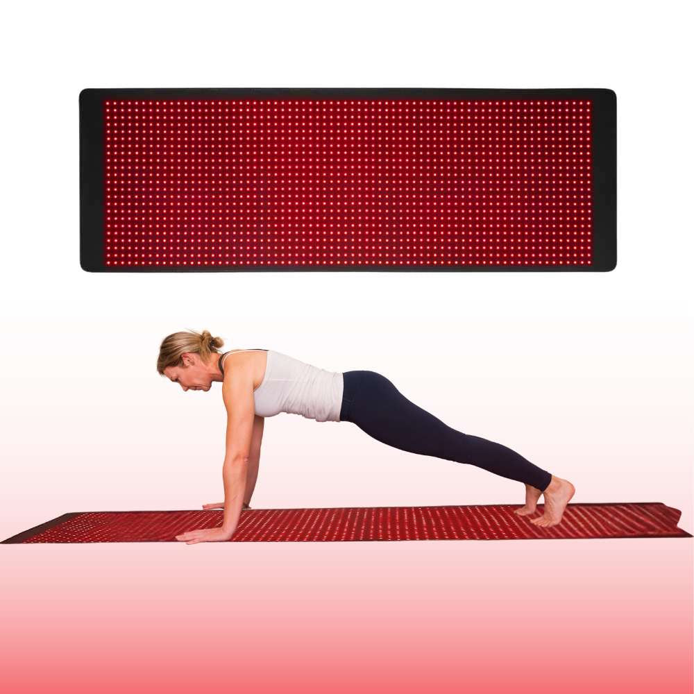 Valenluma Full Body Red Light Therapy Mat 1540 Pcs 3core LED(660nm*1540pcs,850nm*3080pcs), 3 Chips in 1 Bead size 180x60 CM