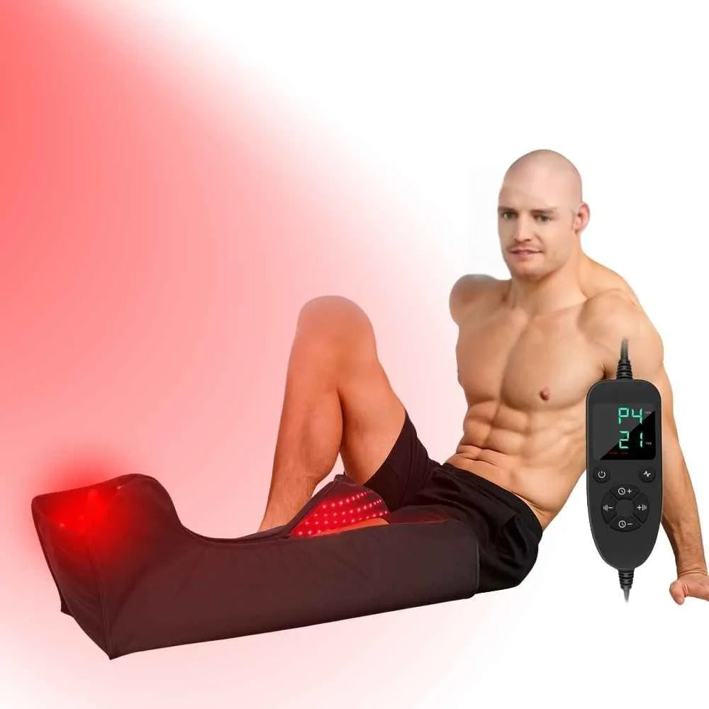 Pack of 2 of Red Infrared Light Therapy Feet with Boot System for Feet Ankle Thigh Full Leg Body Wrap  Feet