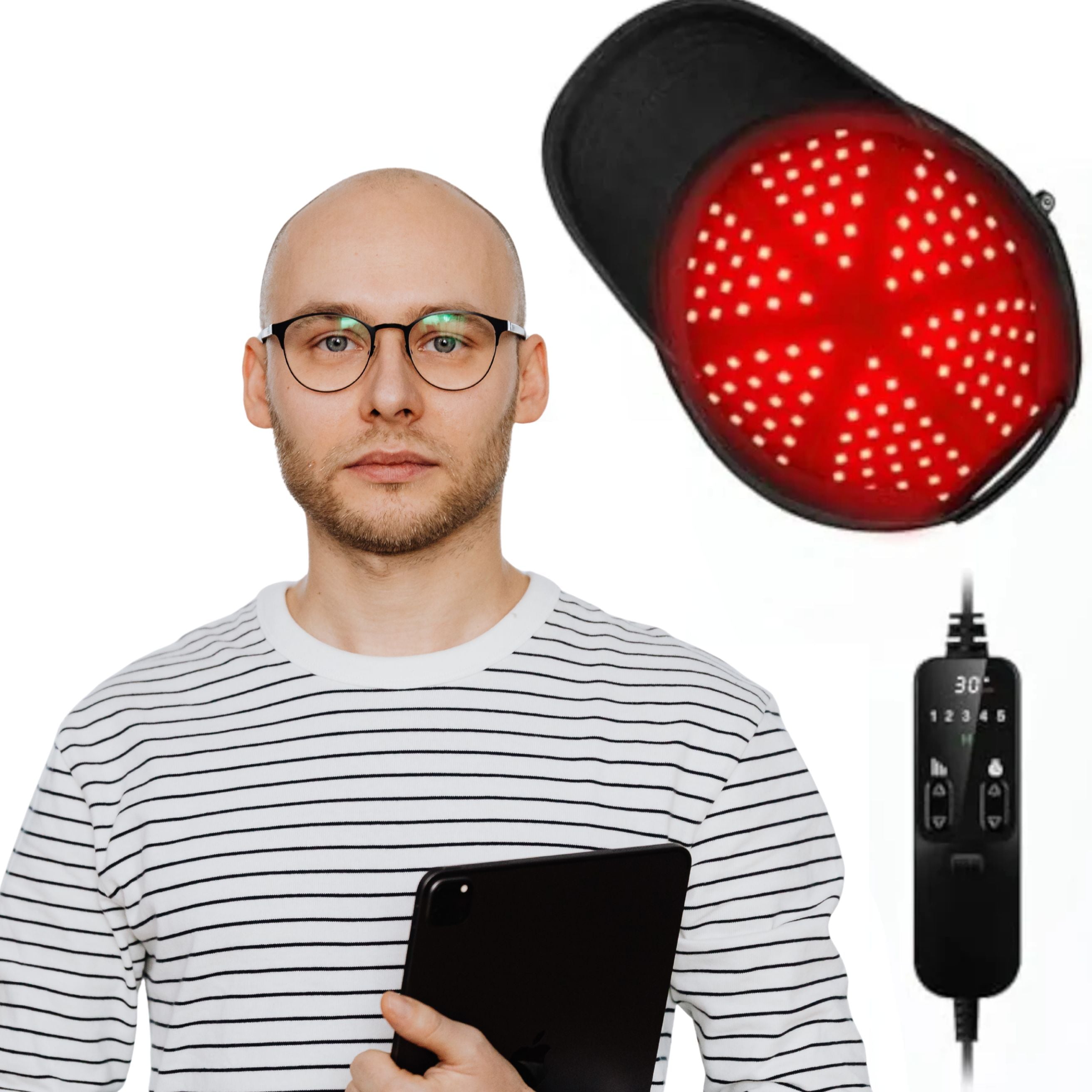 Valenluma Red Light Therapy Cap 660nm 850nm Hair Growth Treatment Red Light Hat for Home Use