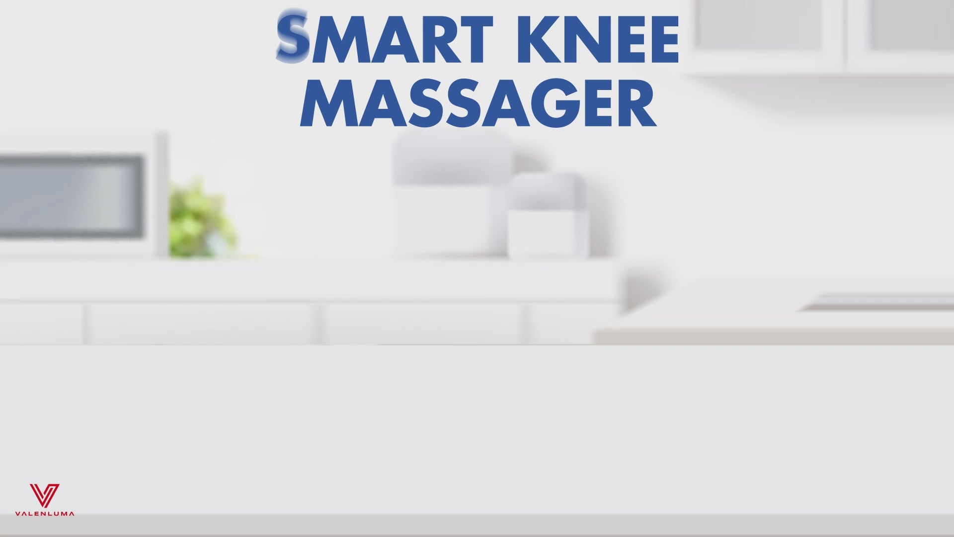 Valenluma Smart Knee Massager - 3-in-1 Knee Massager with Heat Vibration and Red-Light Therapy - Portable, Cordless Knee Massager for Muscle Stiffness and Knee Discomfort( Pack of 2)
