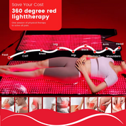 Red Light Therapy Sleeping Bag  660 850 Spectrum Device Sleeping Bag Infrared Therapy Lamp Sleeping Bag Cover Red Light Therapy Blanket